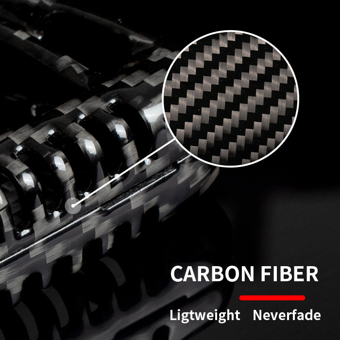 T-carbon Real Carbon Fiber Key Fob Cover Case Compatible with BMW