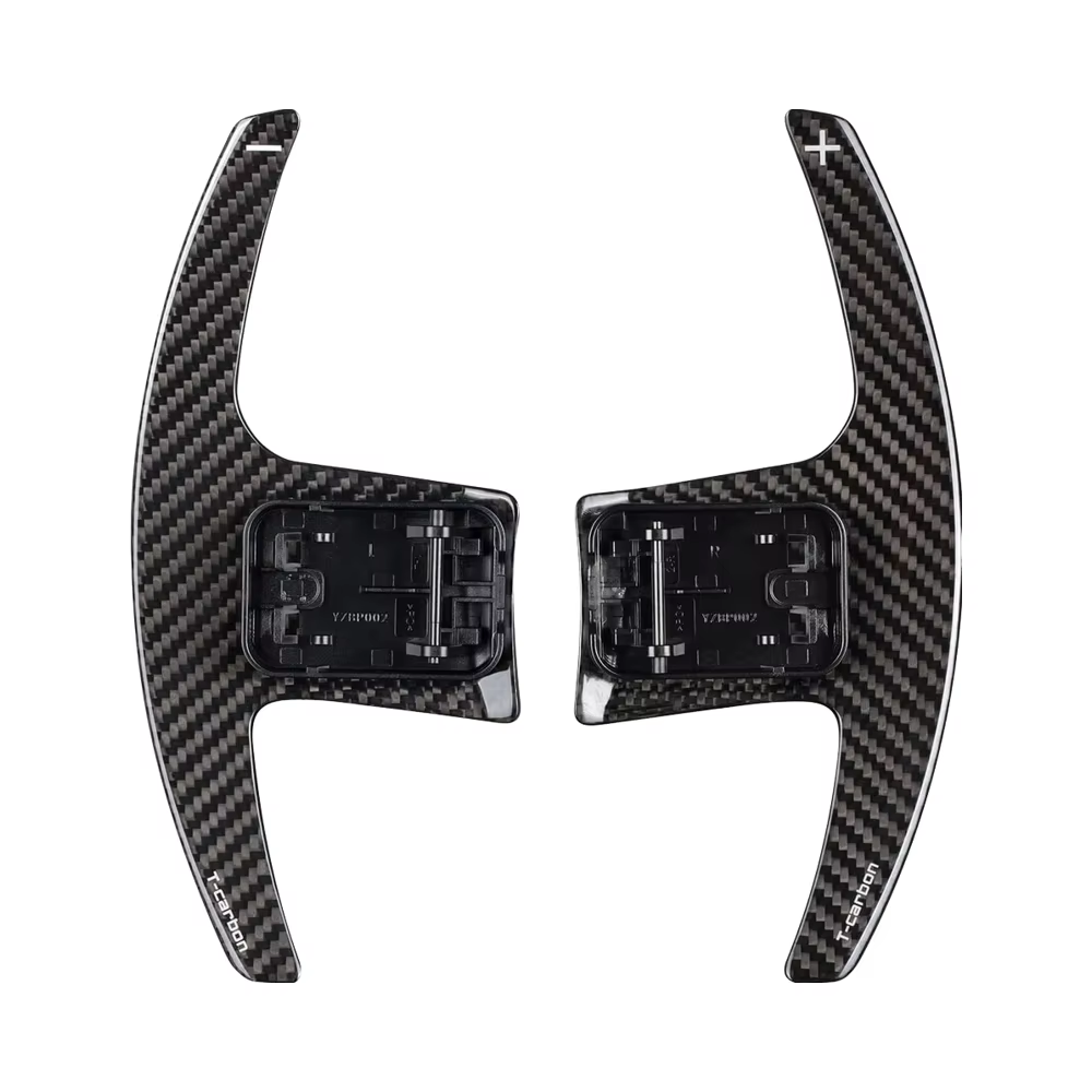 T-carbon Carbon Fiber Paddle Shifter Extension Cover Compatible with BMW