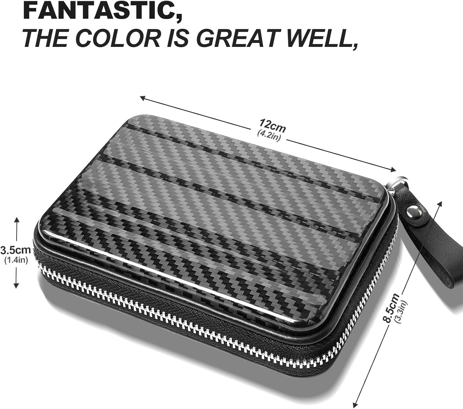 T-carbon Real Carbon Fiber Card Organizer Wallet