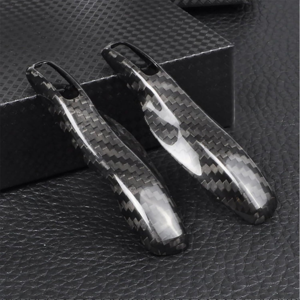 T-carbon Carbon Fiber Key Fob Cover Replacement (Side Blades) Fits for Porsche