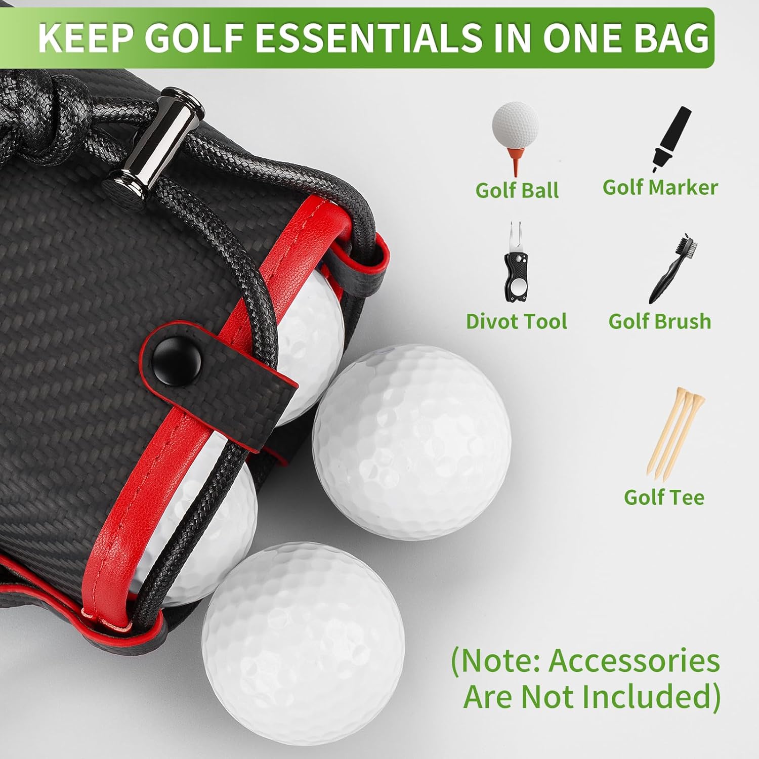 T-carbon Carbon Fiber  Professional Valuables Golf Bag