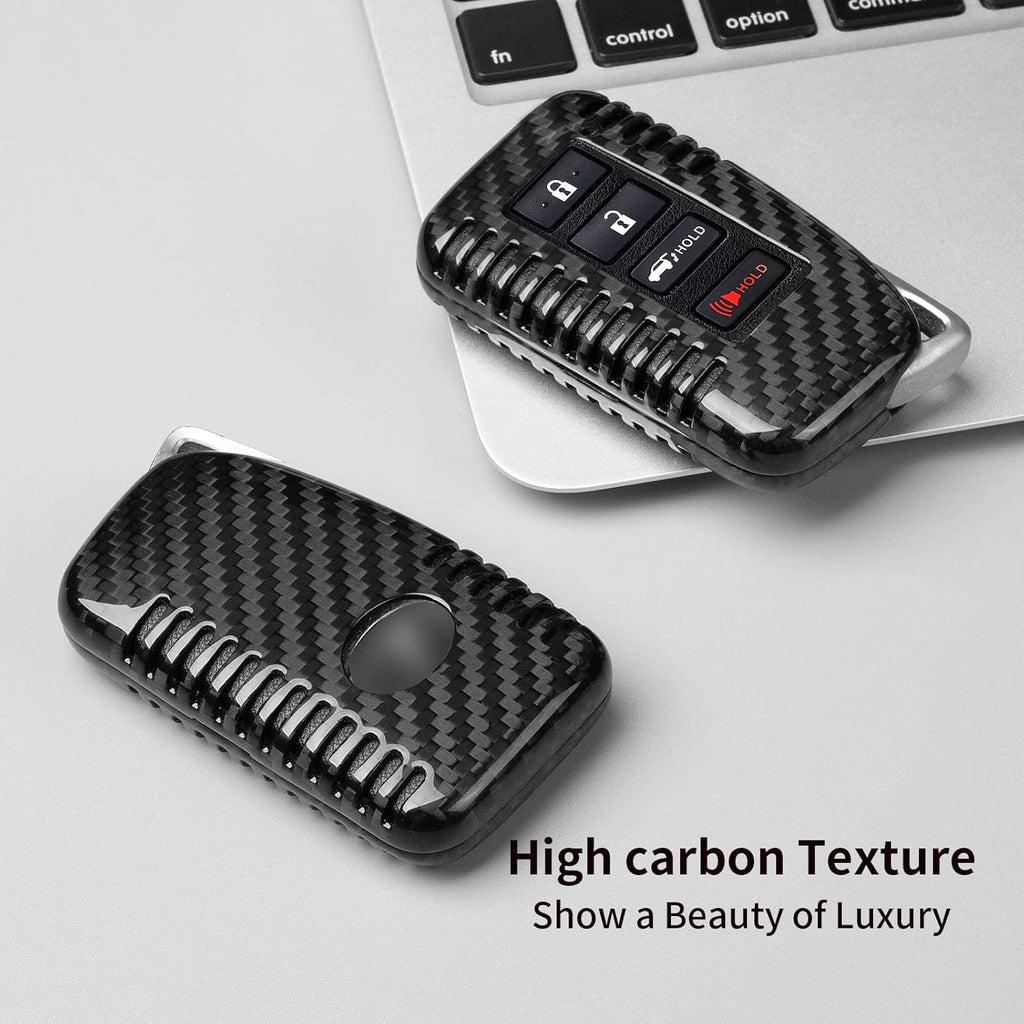 T-carbon Carbon Fiber Key Fob Cover Fits for Lexus LX570 RX450 RX350 RC300 IS350 GS LC