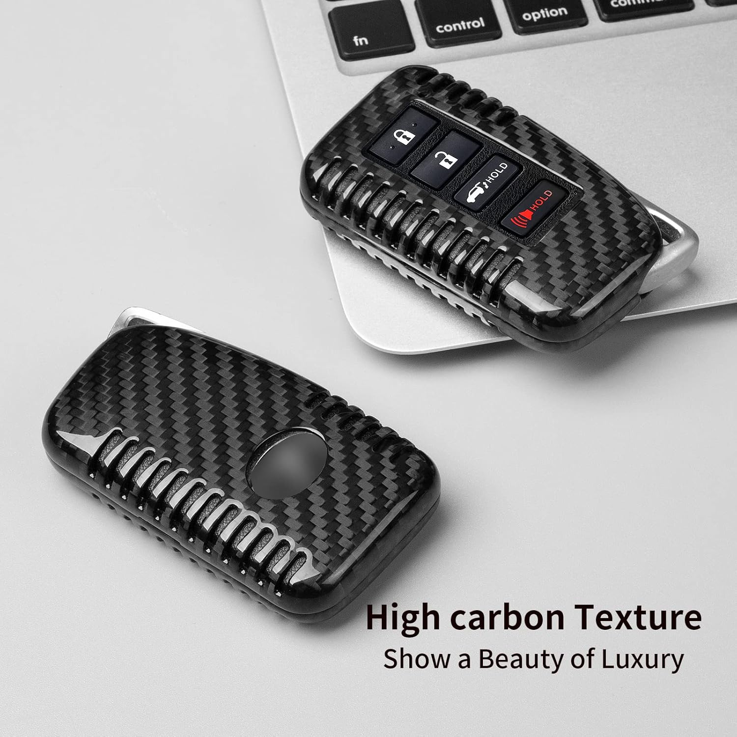 T-carbon Carbon Fiber Key Fob Cover Fits for Lexus LX570 RX450 RX350 RC300 IS350 GS LC