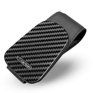 T-carbon Sunglass Holder for Car Sun Visor