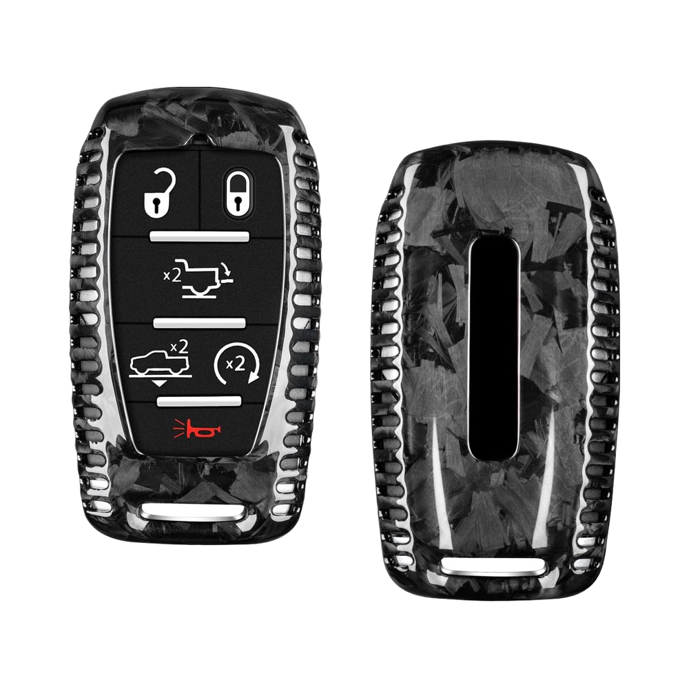 T-carbon Carbon Fiber Key Fob Cover fits for Ram