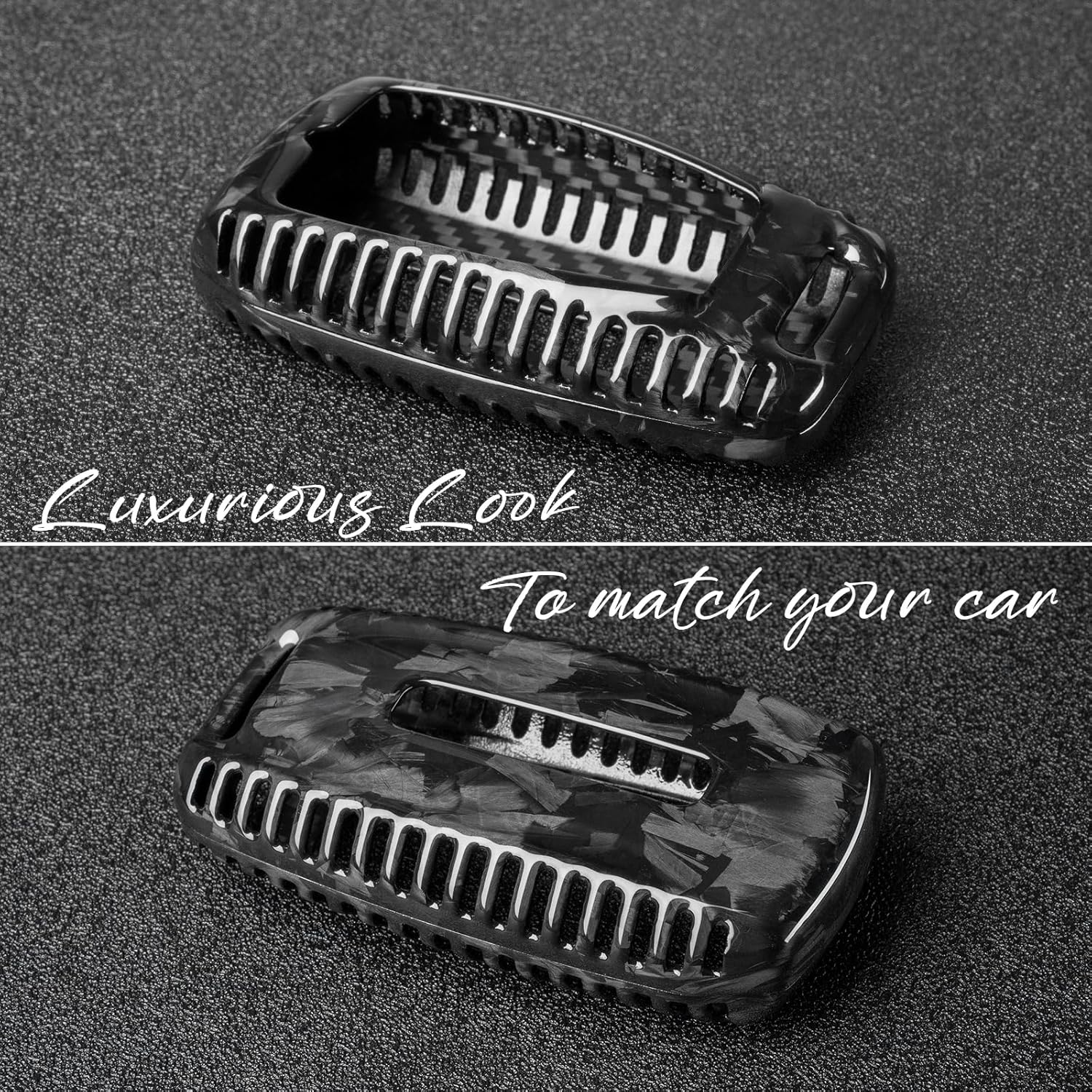 T-carbon Carbon Fiber Key Fob Cover fits for Ram